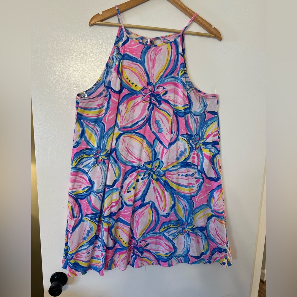 Lilly Pulitzer Sunset  The Sunny Side Margot Woman’s Size XL Dress